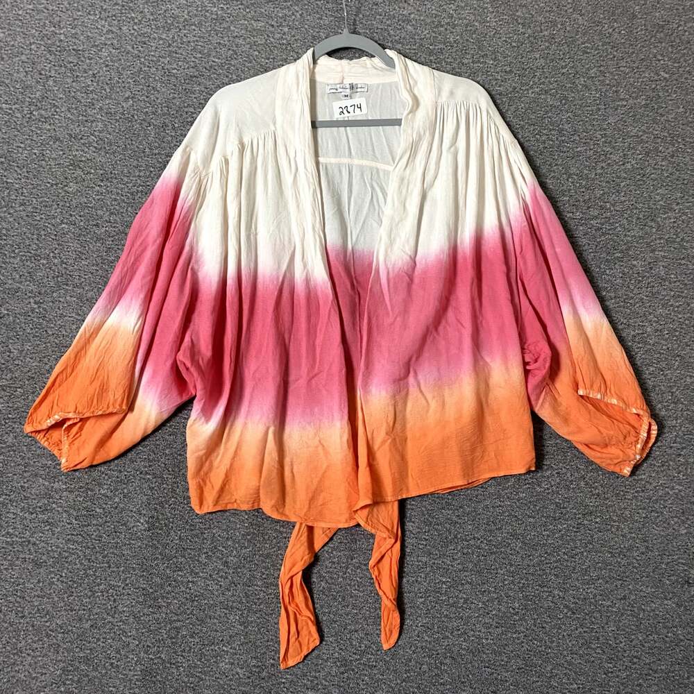 Young Fabulous & Broke Women's Medium Ombre Wide Sleeve Lightweigt Cardigan